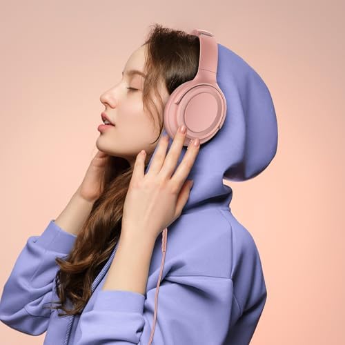 Experience Ultimate Sound Clarity with Stylish Purple USB C Wired Over-Ear Headphones – Immerse Yourself in Exceptional Hi-Fi Stereo Audio and Advanced Noise Isolation for Unmatched Comfort, Ideal for Music Aficionados and Professionals, Fully Compatible with USB C Devices
