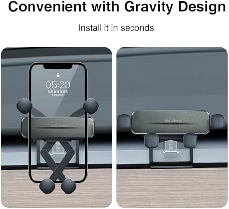 Revolutionary Tesla Phone Mount for Model 3 & Model Y – Automatic Gravity Grip Holder with Foldable Design for Ultimate Convenience – 2024 Tesla Accessory for Seamless Smartphone Integration and Enhanced Driving Safety