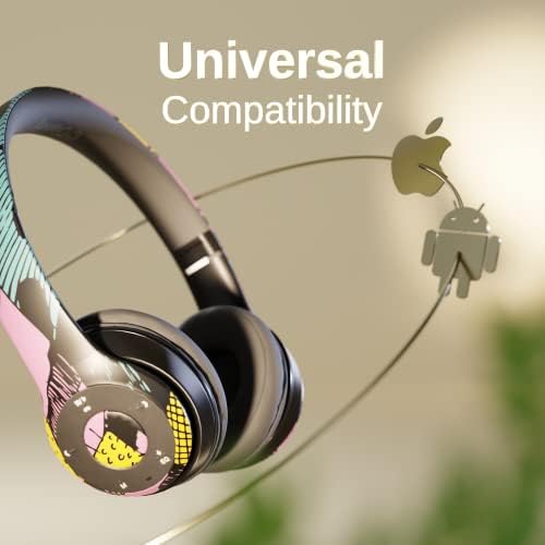 Magical Sally & Friends Bluetooth Headphones – Wireless Over-Ear Design for Kids & Adults – IJOY Nightmare Before Christmas Headset with Built-in Microphone – Exceptional Sound Quality & Universal Device Compatibility for Unmatched Audio Experience