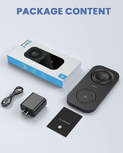 Revitalize Your Charging Routine with the Joy Geek Dual Wireless Charger – 2-in-1 Fast Charging Pad for Samsung Galaxy Devices, Effortlessly Powers Galaxy S23/S22/S21/S20/S10/Note20/10, Compatible with Galaxy Watch 5/4/3 & Buds 2/+/Pro/Live – Enhanced Speed & Compatibility for a Clutter-Free Experience