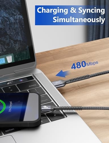 10 FT USB C Charging Cable – 2 Pack Durable Braided Fast Charger for i Phone 16, 15 Pro Max & Samsung Galaxy S23 – High-Speed 3 A Power Delivery, Tangle-Free Design for Enhanced Convenience and Compatibility