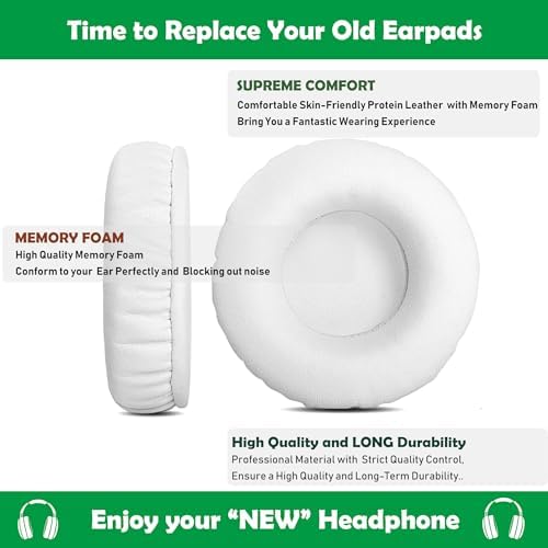 Ultimate Comfort Memory Foam Earpads for JBL Synchros E50, E50 BT, S500 & S700 Wireless Headphones – Replacement Cushions Featuring Soft Protein Leather for Superior Sound Quality and Enhanced Ear Comfort