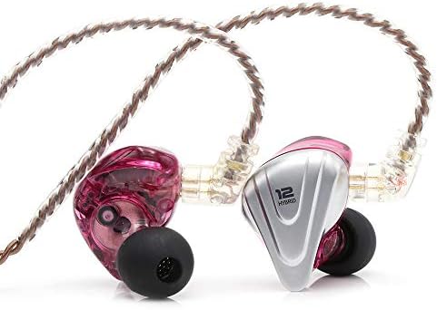 Linsoul KZ ZSX 5 BA+1 DD Hybrid Hi-Fi Earphones – Premium Zinc Alloy Faceplate, Ergonomic Design & Recessed Detachable Cable for Audiophiles and Musicians – Unmatched Sound Quality & Versatile Compatibility (Cyan)