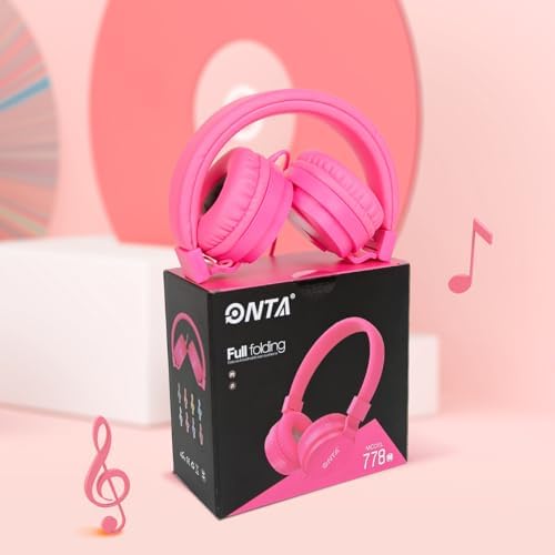 Premium ONTA Kids Headphones – Comfortable Noise-Canceling On-Ear Headset for Young Learners | Durable Wired Earphones Designed for School, Travel, and Home | Perfect Fit for i Pads, Smartphones, and Laptops | Unmatched Sound Quality for Ages 3+