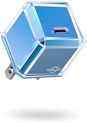 20 W USB C Fast Charger Block for i Phone 16/15/14/13 Series – Compact PD 3.0 Wall Adapter with No Cord Design for Ultimate Portability and Rapid Charging Efficiency