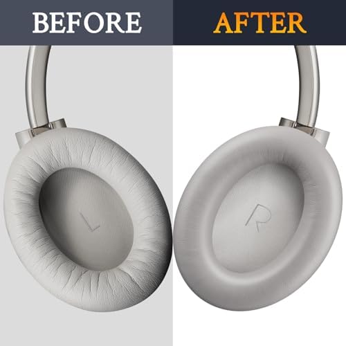 Elevate Your Audio Experience with SOULWIT Premium Replacement Ear Cushions for JBL Tour One & Tour One M2 – Luxurious Protein Leather Earpads with Noise Isolation Foam for Unmatched Comfort and Sound Clarity – Stylish Black Finish Ideal for Music Enthusiasts and Professionals