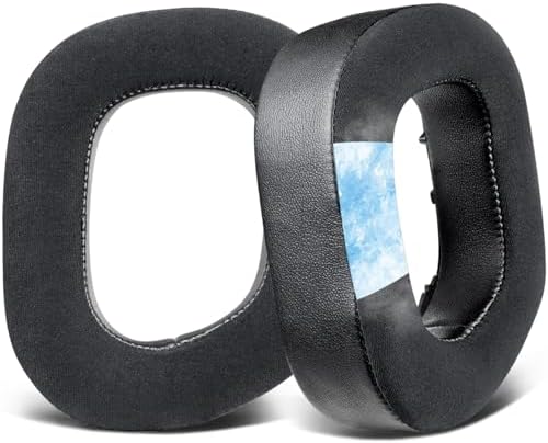 SOULWIT Premium Cooling-Gel Earpads for Corsair HS80 Max/HS80 USB Wired/HS80 RGB Wireless Headsets – High-Density Noise Isolation Foam for Enhanced Comfort and Immersive Gaming Experience – Effortless Installation and Sleek Black Design