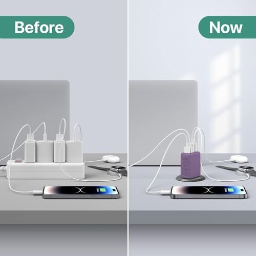 Revolutionize Your Charging Routine with Our 4-Port USB Wall Charger – Ultra-Fast QC 3.0 Adapter for i Phone 12-15, LG, Google Pixel & More – Compact, Reliable Power Solution for Home and On-the-Go Charging