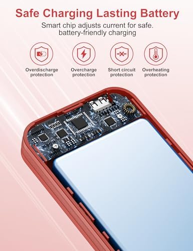 Ultra-Fast Portable Phone Charger with 12000 m Ah Capacity – All-in-One Power Bank with Integrated Cables, Wall Plug, and LED Display for i Phone, i Pad, Samsung – Essential Travel Companion for Uninterrupted Connectivity