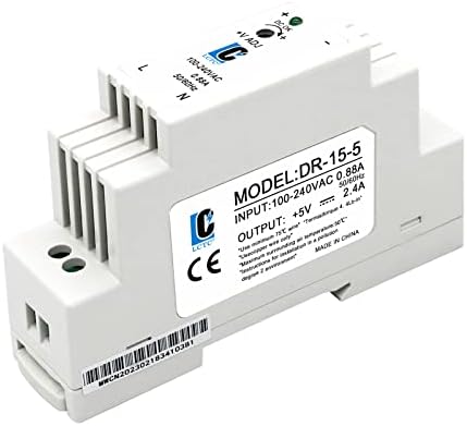Compact 15 W Din Rail Switching Power Supply Adapter – Efficient 5 V DC Converter for Seamless Device Compatibility and Enhanced Safety Features in Power Accessories