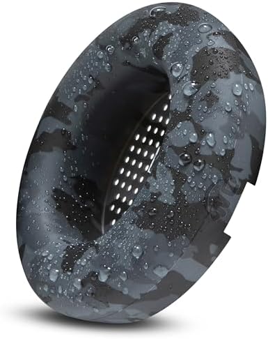 Transform Your Sennheiser Momentum 4 with WC Sweat Z Earpad Covers – Stylish Black Camo Protection for Active Lifestyles – Sweatproof, Washable Silicone Ear Pads for Ultimate Comfort and Enhanced Longevity