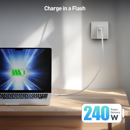 Transform Your Digital Experience with Cable Matters 40 Gbps USB 4 Cable – Exceptional 8 K Video Quality, Ultra-Fast Data Transfer, and High-Power Charging for Mac Book, XPS, and Surface Pro – 6.6 ft Robust Design for Maximum Flexibility and Uninterrupted Performance