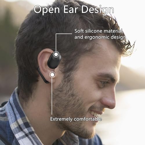Transform Your Audio Experience with 2025 Open-Ear Bluetooth 5.2 Earbuds – Featuring 56 Hours of Playtime, IPX5 Waterproof Durability, and Advanced Noise Isolation for Crystal-Clear Sound. Perfect for Active Lifestyles, These Ergonomic Sport Earphones Offer Touch Control for Effortless Operation and Enhanced Environmental Awareness, Ideal for Running, Cycling, and Outdoor Activities. Stay Comfortable and Connected While Enjoying Your Surroundings with These Stylish and Innovative Headphones. Your Ultimate Companion for All-Day Listening and Performance, Engineered for Daily Commutes and Intense Workouts. Experience the Perfect Balance of Functionality and Elegance with Cutting-Edge Features Tailored for Modern Audio Enthusiasts.