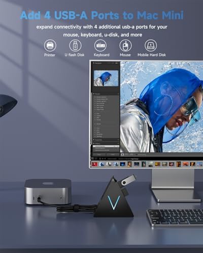 Maximize Your Device Connectivity with the Stylish Dark Purple USB C Hub Tower – 4-Port Splitter Adapter Featuring 2 FT Cable for Mac Book, i Mac, and Surface – High-Speed USB 3.0 Hub for Effortless Multi-Device Management and Enhanced Productivity