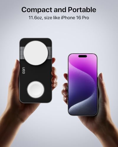 Versatile Foldable 3-in-1 Wireless Charging Station for Apple Devices – Mag Safe Compatible Charging Dock for i Phone 16, 15, 14, 13, 12, Air Pods Pro, and Apple Watch Ultra – Fast, Efficient, and Compact Design in Sleek White Finish