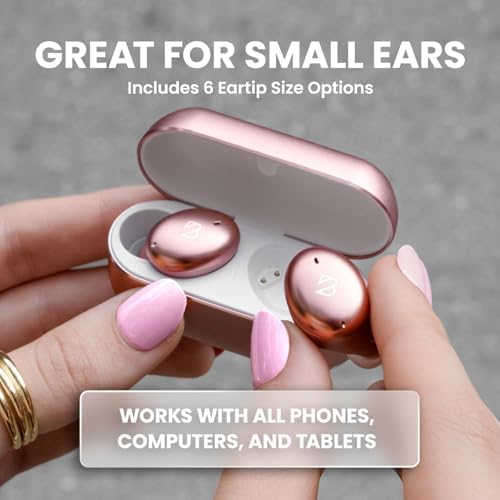 Back Bay Audio Tempo 30 Wireless Earbuds for Smaller Ears – Award-Winning Sound in Sweatproof Design, Ultra-Comfortable Bluetooth Earbuds for Women, Purple Finish with Long Battery Life and Enhanced Compatibility for Daily Use