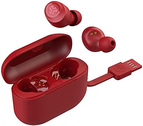 JLab Go Air Pop True Wireless Earbuds – 32 Hours Playtime, Dual Connect Bluetooth Earphones with EQ3 Sound, Lightweight In-Ear Headphones for Ultimate Comfort and Crystal-Clear Calls, USB Charging Case Included, Perfect for Active Lifestyles and Everyday Use