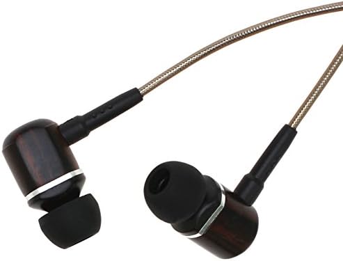 Elevate Your Audio Experience with Symphonized MTRX 2.0 Premium Wired Earbuds – Stylish Wood In-Ear Headphones Featuring Noise Isolation, Built-in Microphone & Volume Control, Ideal for Android Devices, Computers & Laptops (Gun Metal Finish) – Exceptional Sound Quality & Comfort for Music Lovers and Professionals