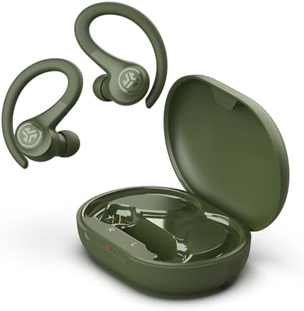 JLab Go Sport+ Wireless Workout Earbuds – Unrivaled 35+ Hour Bluetooth Battery Life, C3 Clear Calling Technology for Distinct Conversations, and Secure Earhook Design for Unyielding Stability During Workouts – Elevate Your Sound Experience with 3 Adjustable EQ Settings and Broad Device Compatibility in Sleek Graphite Finish