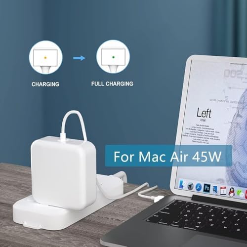 Revitalize Your Mac Book Air with Our 45 W Replacement Power Adapter – T-Tip Connector for 2012-2017 Models, Enhanced Efficiency and Portability for On-the-Go Charging Needs