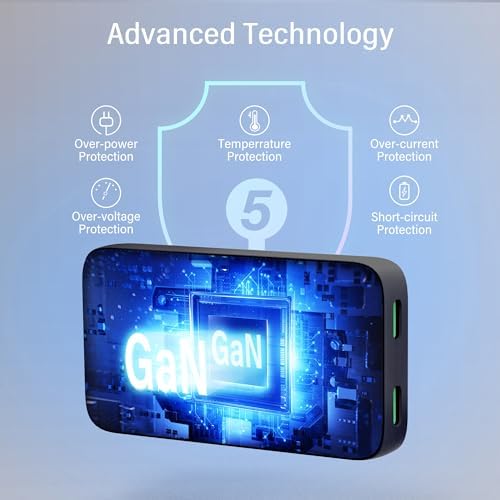 Rapid Charge 45 W Dual-Port USB-C Travel Wall Charger – Efficient, Compact Power Adapter with Power Delivery 3.0 for i Phone 16/15, i Pad Air, Galaxy S24/S23 – Ultimate Solution for Quick Dual Device Charging on the Go