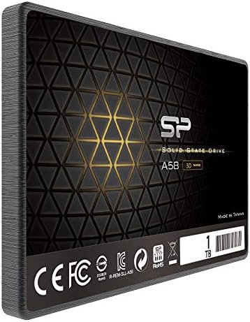 Transform Your Device with Silicon Power 1 TB SATA III SSD – High-Speed 3 D NAND Storage, SLC Cache Performance Boost, Compact 2.5″ Design for Seamless Upgrades and Enhanced Productivity