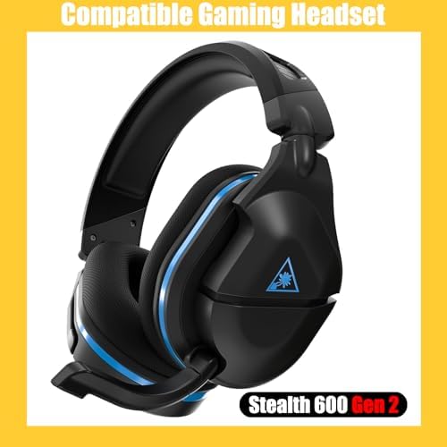 Ultimate Comfort Replacement Ear Pads for Turtle Beach Stealth 600 Gen 2 – Stylish Blue Cushions for Enhanced Sound Isolation and Uninterrupted Gaming Sessions