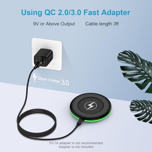 HOOTEK 15 W Multi-Device Wireless Charging Pad – Ultra-Fast Charging Station for Google Pixel 9 Series, Samsung Galaxy S25, and i Phone 16 – Enhanced Compatibility with Multi-Protect Safety Features and Non-Slip Design – Ideal for Qi-Enabled Devices Including Air Pods and Galaxy Buds – Experience Effortless Power with Case-Friendly Convenience and LED Charging Indicator