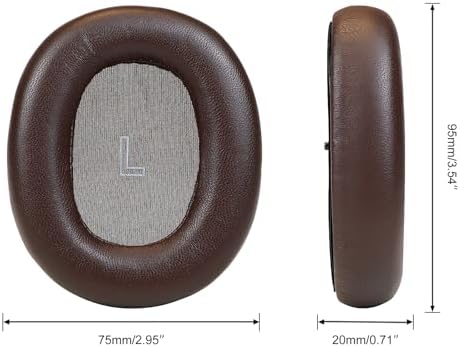 Navy Lambskin Earpads for Bang & Olufsen Beoplay H95 – Premium Comfort Memory Foam Cushions for Superior Noise Isolation and Enhanced Active Noise Cancelling – Ideal Audiophile Headphone Replacement for Unmatched Sound Quality and Style