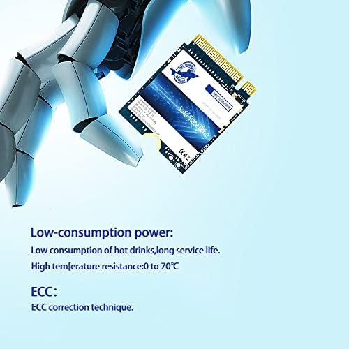 Unleash Gamer Potential with Dogfish 256 GB M.2 2230 NVMe PCIe 4.0 SSD – Ultimate Speed and Reliability for Steam Deck, PS5, Surface Pro, Laptops & Desktops – Boost Performance with 3 D TLC NAND Technology for Seamless Gaming and Fast File Transfers