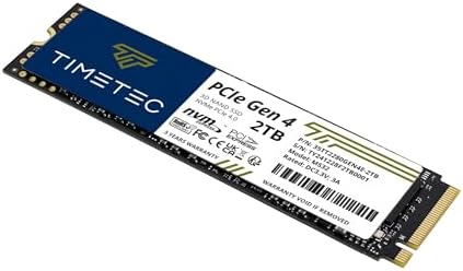 Timetec 512 GB NVMe PCIe Gen3 M.2 2280 SSD – Unmatched Speed and Reliability for Gamers and Creators – Experience Blazing Read Speeds of Up to 2,000 MB/s and Write Speeds of 1,600 MB/s – Perfect Upgrade for Enhanced Performance and Seamless Multitasking in PCs and Laptops – Elevate Your Data Storage with Advanced 3 D NAND Technology for Lasting Durability and Lightning-Fast Transfers – Compact M.2 2280 Form Factor Designed for Effortless Installation and Maximum Compatibility – Transform Your Workflow and Gaming Experience with a High-Performance Solid State Drive That Redefines Speed and Efficiency.