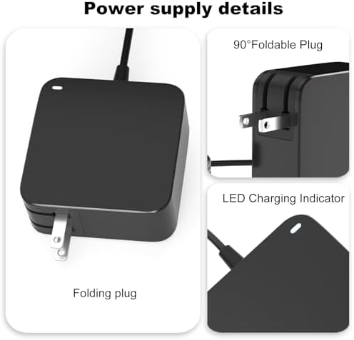 Lenovo 65 W Round Tip Laptop Charger – Ultra-Fast, Compatible Power Adapter for V14, V15, V17 Series & Ideapad Models with Enhanced Safety Features – Quick Charge Technology for Business Professionals and Students – CE/FCC/ROHS Certified for Reliable Performance – Ideal Replacement for ADLX65 CCGU2 A with 4.0 mm x 1.7 mm Connector – Your Go-To Charging Solution for Yoga 510, 710 & Flex Series – 24/7 Customer Support for Peace of Mind