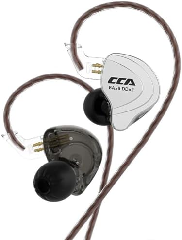 Immerse Yourself in High-Fidelity Audio: CCA KZ C10 Ergonomic Wireless Earbuds with In-Line Microphone for Seamless Connectivity and Comfort, Perfect Companion for Music Lovers and Professionals