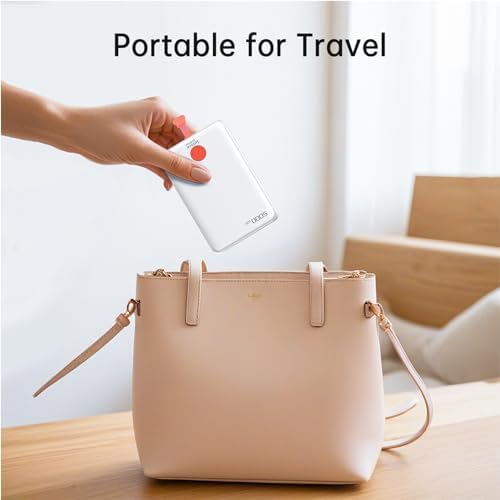 Ultra-Slim Magnetic Power Bank 5000 m Ah – PD 20 W Fast Charging Portable Charger with Built-in USB-C Cable for i Phone 15/16 & Samsung Android – Compact Travel Battery Pack for Effortless Power On-the-Go