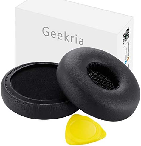 Geekria Quick Fit Replacement Ear Pads for AKG N60 NC Wired Headphones – Premium Memory Foam Cushions in Dark Grey for Enhanced Comfort and Sound Quality Restoration – Essential Repair Accessory for Audiophiles
