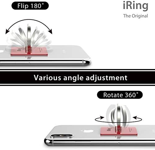 Wireless Charging-Ready i Ring Link Phone Holder – Pearl White Finger Grip & Stand for Ultimate Smartphone Security and Versatility – Compatible with i Phone, Galaxy & All Smartphones – Enhanced 360° Rotation & 180° Flip Design for Effortless Photo Angles – Durable Zinc Alloy & Polycarbonate Construction for Long-Lasting Use – Ultra-Strong Adhesive for Secure Attachment – Detachable Plate for Seamless Wireless Charging – Perfect for Video Calls, Streaming, and Everyday Use – Ideal for All Smartphone Models Including i Phone 14, Galaxy S21, and More – Elevate Your Device Experience with i Ring Link’s Innovative Grip Technology