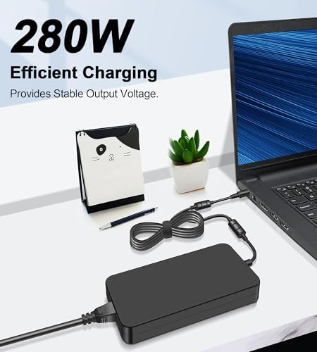 Ultra-Fast 180 W MSI Laptop Charger – Essential Power Adapter for GF, GS, GE & GL Series – Compact Design for On-the-Go Gaming – Enhanced Compatibility & Safety Features for Uninterrupted Performance