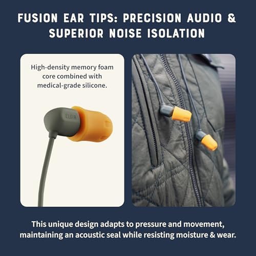 Elgin Discord Gen 3 Bluetooth Earplug Earbuds – OSHA-Compliant Wireless Noise-Isolating Headphones for Industrial Professionals, Engineered for All-Weather Durability, Enhanced Device Compatibility, and Unmatched Sound Clarity in Challenging Environments