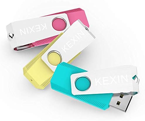KEXIN 10 Pack 8 GB Swivel USB Flash Drives – Versatile Portable Storage with LED Indicator for Effortless Data Transfer and Enhanced Device Compatibility