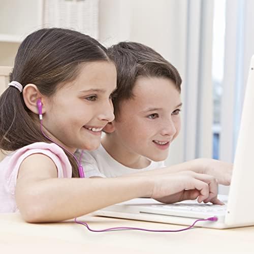 Colorful Bulk Kids Earbuds – 100 Pack Individually Packaged Classroom Earphones for Students, Libraries & Hospitals – Comfortable Fit, Enhanced Device Compatibility, Perfect for Group Learning Activities