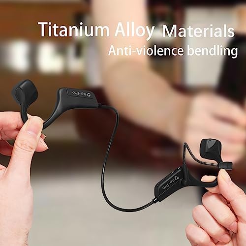 Next-Gen Bluetooth 5.0 Open Ear Wireless Headphones with Superior Noise-Cancelling Mic – IPX4 Waterproof Earbuds Perfect for Professionals and Active Lifestyles – Dual Device Pairing for Effortless Connectivity and Crystal-Clear Communication