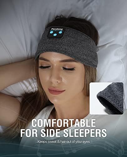 Perytong Wireless Bluetooth Sports Headband Headphones – Ultimate Comfort & Crystal-Clear Sound for Sleep, Yoga & Jogging – Perfect for Insomnia Relief, Meditation, and Easy Device Pairing