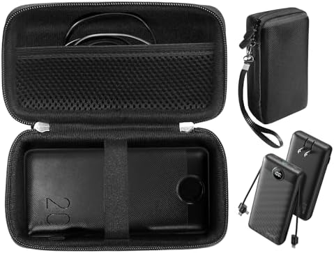 Premium VRURC Portable Charger Case – 20000 m Ah Fast Charging Power Bank with Dual USB-C Ports, Lightweight Shockproof Design in Elegant Purple – Ultimate Compatibility for On-the-Go Power Solutions