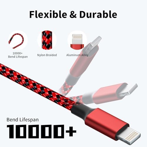 Ultimate 4-in-1 Fast Charging Cable – 65 W Multi-Device Charger with E-Mark Chip for i Phone 16/15/14/13, i Pad, and Laptops – High-Speed USB-C/Lightning Connectivity for Enhanced Performance and Versatility