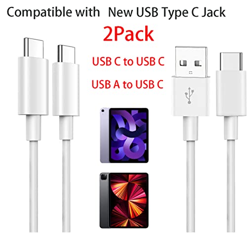6 Ft USB A to USB C Fast Charger Cable – Premium Charging Solution for i Pad 10.9″ (10 th Gen), i Pad Pro 12.9″ (3 rd/4 th/5 th Gen), 11″ (4 th/3 rd/2 nd/1 st Gen) & i Phone 15 – Superior Compatibility, Durable Design & Quick Power-Up Performance for Home & Car Use