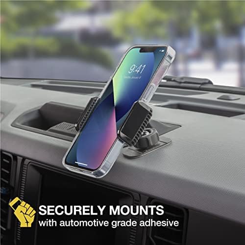 Scosche UH4 ODEX2-SP Premium Telescoping Phone Mount – Versatile Quick Grip Suction Cup and Adhesive Holder with Adjustable Arms for Enhanced Navigation and Safety on the Road