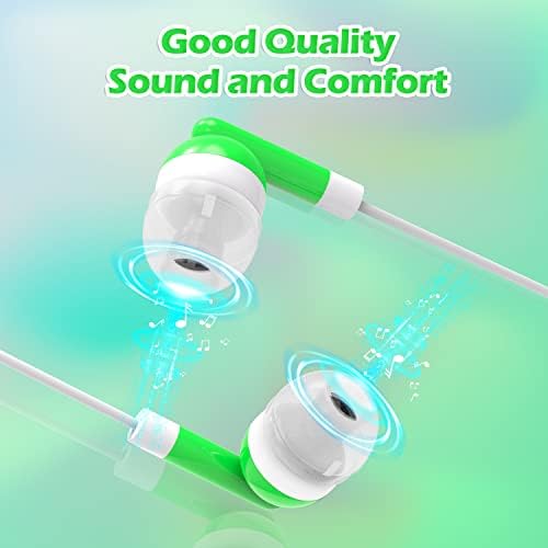 Bulk Pack CN-Outlet Orange Earbuds – Individually Bagged Headphones for i Phone, Android & MP3 Players – Perfect for Schools, Libraries & Hospitals – High-Fidelity Sound, Lightweight & Durable Design – 50 Count Audio Solution for Classroom & Professional Use