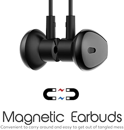 PALOVUE Magnetic USB C Earbuds with Microphone – Universal Compatibility for Galaxy S23, i Phone 15, Google Pixel 7 & More – Enhanced Sound Quality, Noise Isolation, and Ergonomic Comfort for Music & Calls