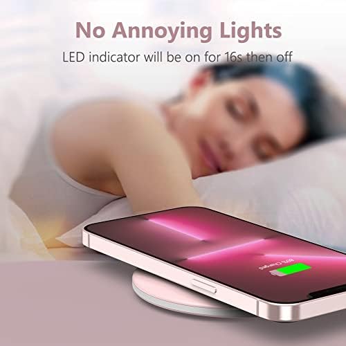 Yootech 10 W Max Fast Wireless Charging Pad – Universal Compatibility for i Phone 16 Series, Samsung Galaxy S22/S21/S20, and Air Pods Pro 2 – Sleek, Compact Design with Advanced Safety Features – Efficient Charging Solution for Home, Office, and Travel – Tangle-Free Power Experience without AC Adapter – Perfect for Modern Lifestyles