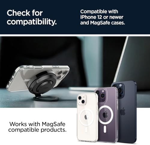 Experience next-level charging with the Spigen One Tap Pro 3 Cryomax (Mag Fit) Qi2 Wireless Charger, featuring a powerful 15 W output and advanced cooling technology. This sleek black Mag Safe compatible charging stand is tailored for i Phone models 12 through 16, ensuring effortless alignment and secure attachment. Engineered for efficiency, it boasts an integrated cooling fan to prevent overheating during rapid charge cycles, extending your device’s lifespan. The innovative sleep-friendly light provides a gentle glow for unobtrusive night charging, making it ideal for bedrooms or offices. Elevate your tech setup with this high-quality, durable accessory, designed for both style and functionality. Enjoy peace of mind with enhanced compatibility and rapid power delivery, all while maintaining optimal device temperature. Transform your charging routine with the Spigen One Tap Pro 3 Cryomax, where performance meets convenience.